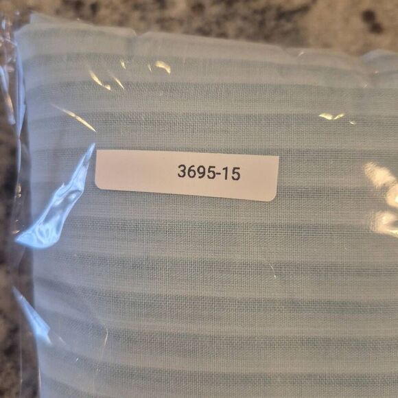 Fabric, Baby Blue Striped Cotton Batiste 45" wide x 1 yd - Picture 2 of 6